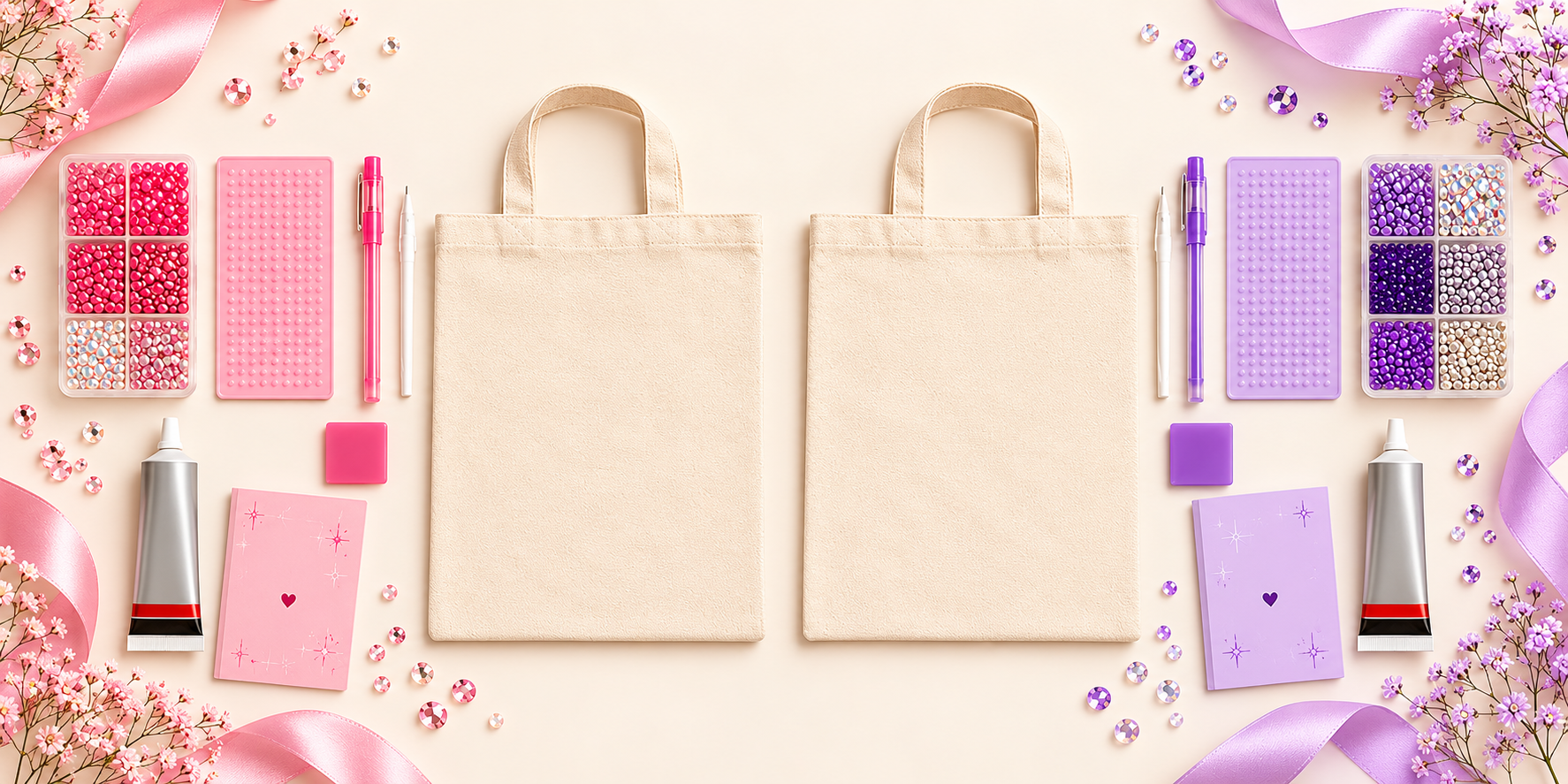 DIY Bedazzle Tote Kit activity details