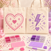 DIY Bedazzle Tote Kit finished tote portrait