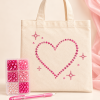 DIY Bedazzle Tote Kit clean product portrait