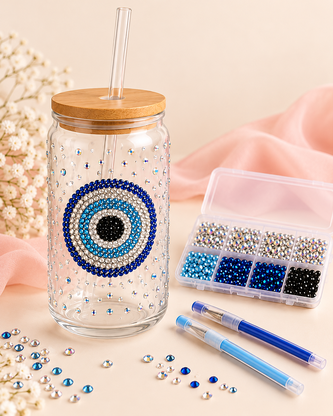 DIY Bedazzle Tumbler Kit clean product portrait