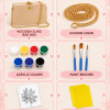 DIY Wooden Sling Bag Kit included materials portrait